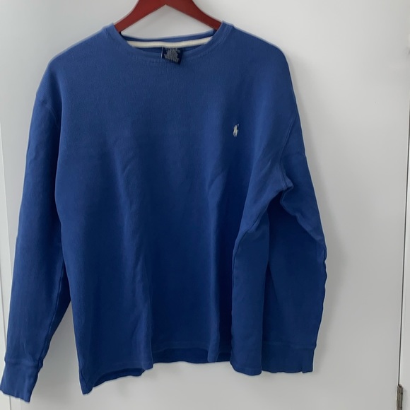 Polo by Ralph Lauren, blue sleep, shirt, size extra large in very good condition - Picture 3 of 11